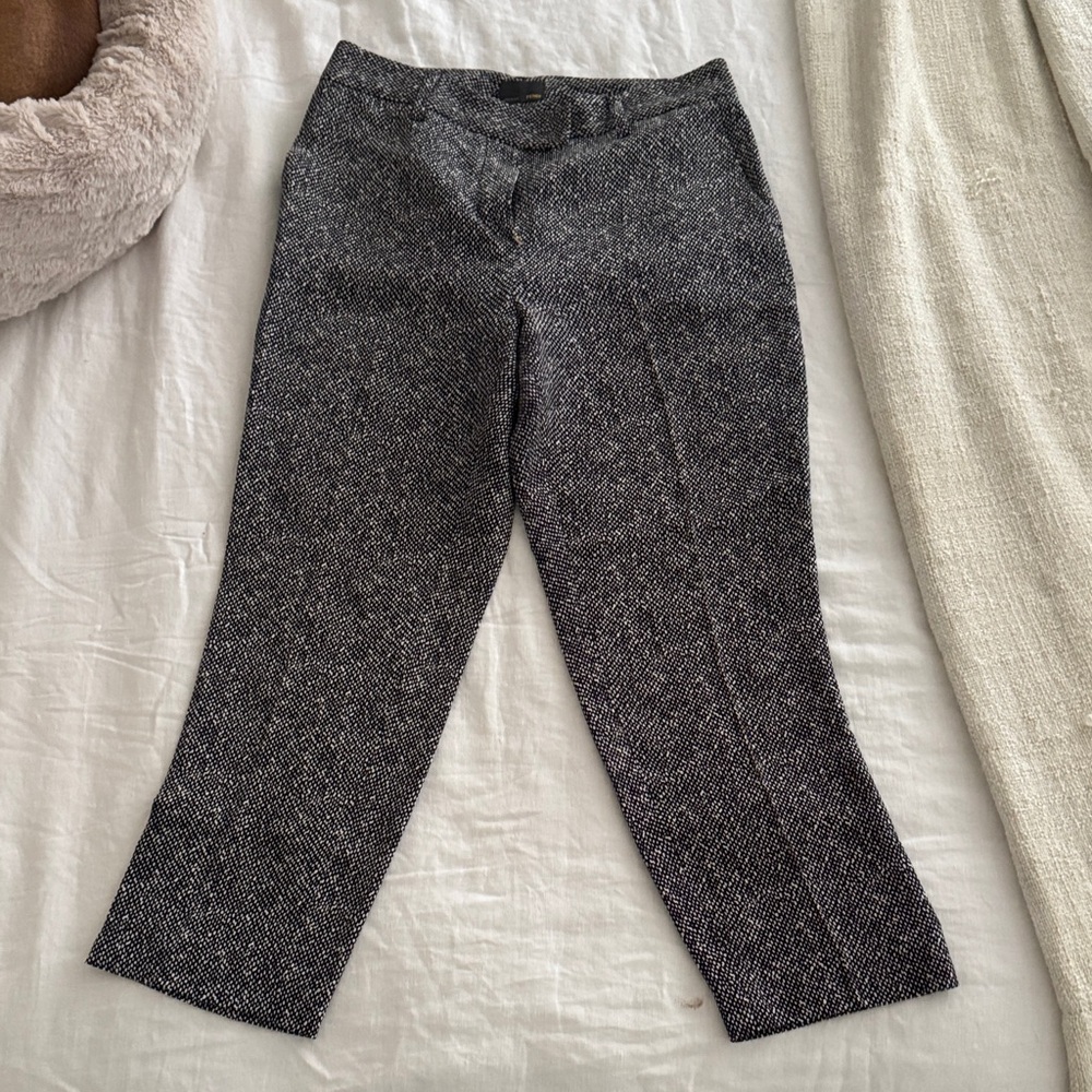 Fendi Black and White Patterned Pants
